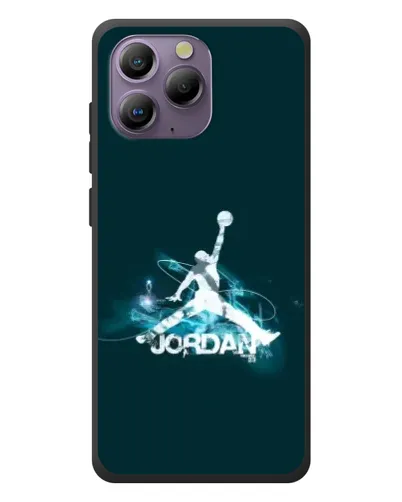 Чохол для Blackview A96 з картинкою «Jordan Blue Fire»