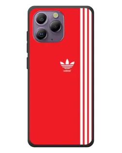 Чохол для Blackview A96 з картинкою «Червоний мінімалізм Adidas»