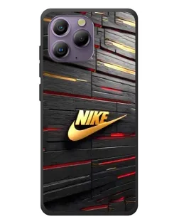 Чохол для Blackview A96 з картинкою «Золотий Nike на металі»