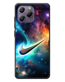 Чохол для Blackview A96 з картинкою «Космічний Nike Swoosh»