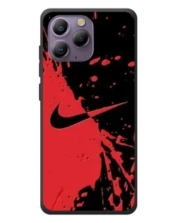 Чохол для Blackview A96 з картинкою «Червоні бризки Nike»