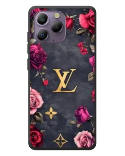 Чехол для Blackview A96 с картинкой «Цветочный Louis Vuitton»