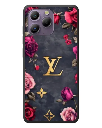 Чехол для Blackview A96 с картинкой «Цветочный Louis Vuitton»