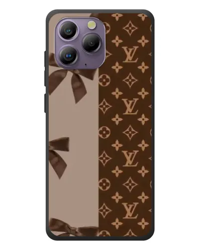 Чехол для Blackview A96 с картинкой «Louis Vuitton — банты»