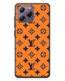 Чехол для Blackview A96 с картинкой «Оранжевый стиль LV»