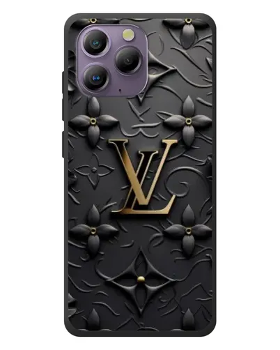 Чехол для Blackview A96 с картинкой «Кожаная текстура LV»