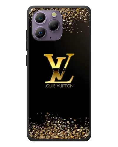 Чехол для Blackview A96 с картинкой «LV — золотые искры»