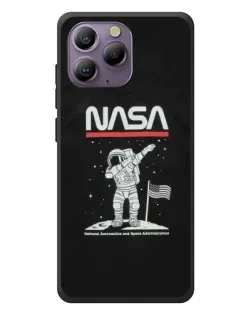Чохол для Blackview A96 з картинкою «NASA — крокуємо по Місяцю»