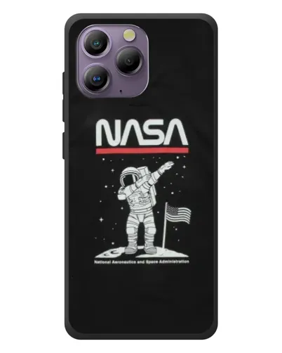 Чохол для Blackview A96 з картинкою «NASA — крокуємо по Місяцю» Чохол для Blackview A96 з картинкою «NASA — крокуємо по Місяцю»