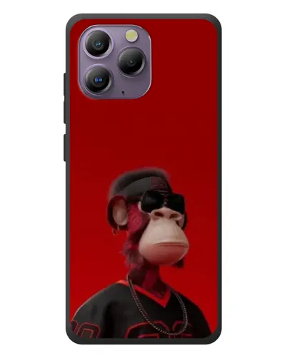 Чохол для Blackview A96 з картинкою «Bored Ape в червоному»