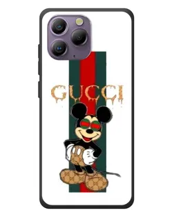 Чохол для Blackview A96 з картинкою «Міккі Маус Gucci — смуги»