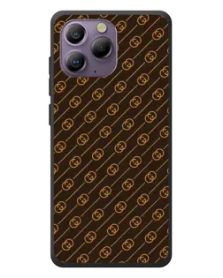 Чохол для Blackview A96 з картинкою «Gucci — золоті діагоналі»
