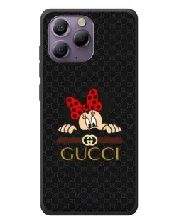 Чохол для Blackview A96 з картинкою «Мінні Маус Gucci — чорний»