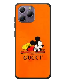 Чехол для Blackview A96 с картинкой «Микки Маус Gucci — оранж»