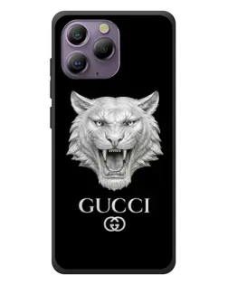 Чехол для Blackview A96 с картинкой «Gucci — серебряный лев»