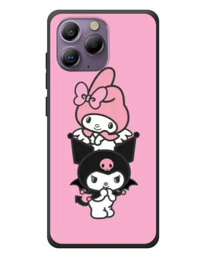 Чехол для Blackview A96 с картинкой «My Melody и Kuromi»