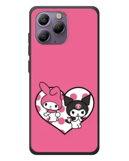Чехол для Blackview A96 с картинкой «Kuromi и My Melody»