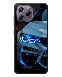 Чохол для Blackview A96 з картинкою «Погляд BMW з синіми фарами»
