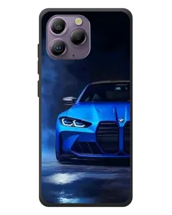 Чохол для Blackview A96 з картинкою «Блакитна BMW M4»