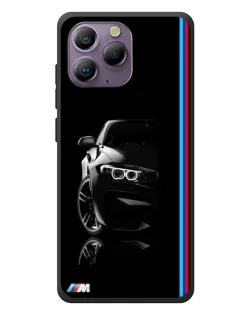 Чохол для Blackview A96 з картинкою «Силует BMW в темряві»