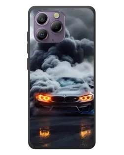 Чохол для Blackview A96 з картинкою «BMW у диму»