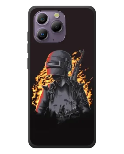 Чохол для Blackview A96 з картинкою «PUBG — вогняний силует» Чохол для Blackview A96 з картинкою «PUBG — вогняний силует»