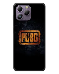 Чохол для Blackview A96 з картинкою «PUBG — золотий логотип»
