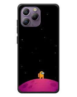 Чехол для Blackview A96 с картинкой «Одинокий герой на планете»