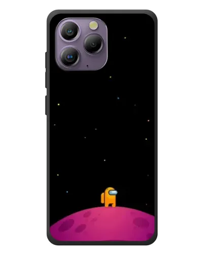 Чехол для Blackview A96 с картинкой «Одинокий герой на планете»