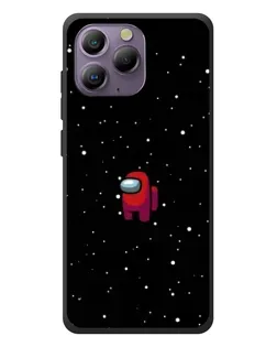 Чехол для Blackview A96 с картинкой «Красный Among Us»