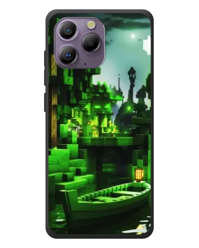 Чехол для Blackview A96 с картинкой «Minecraft лесной пейзаж» Чехол для Blackview A96 с картинкой «Minecraft лесной пейзаж»