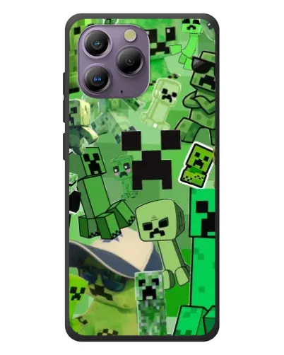Чехол для Blackview A96 с картинкой «Криперы Minecraft» Чехол для Blackview A96 с картинкой «Криперы Minecraft»