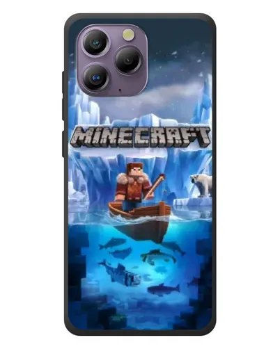 Чехол для Blackview A96 с картинкой «Minecraft ледяной мир» Чехол для Blackview A96 с картинкой «Minecraft ледяной мир»