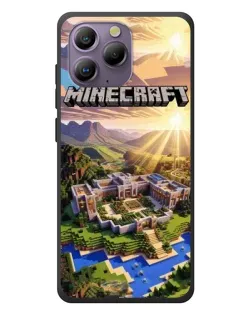 Чехол для Blackview A96 с картинкой «Minecraft панорама»
