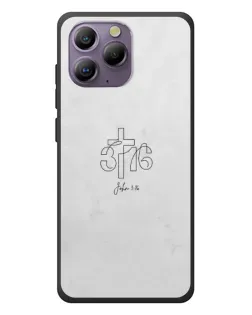 Чохол для Blackview A96 з картинкою «Івана 3:16 Хрест»