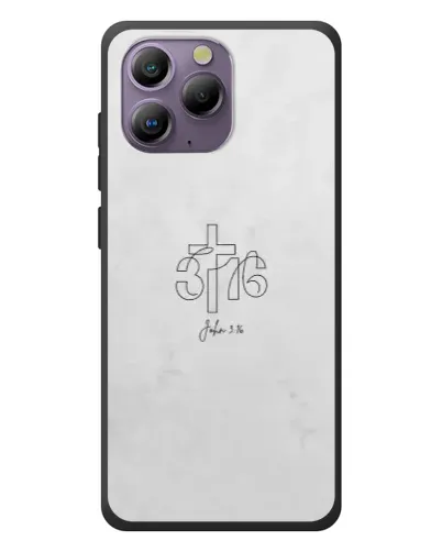 Чохол для Blackview A96 з картинкою «Івана 3:16 Хрест»