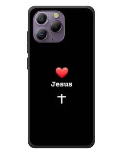 Чохол для Blackview A96 з картинкою «Серце - Jesus»