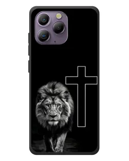 Чохол для Blackview A96 з картинкою «Лев та Хрест»