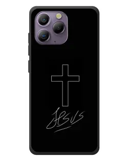 Чохол для Blackview A96 з картинкою «Графічний хрест Jesus»