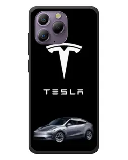 Чохол для Blackview A96 з картинкою «Tesla Model Y»