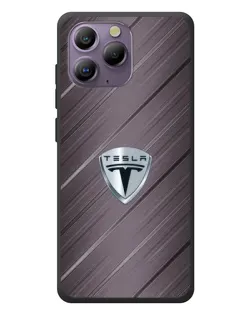 Чохол для Blackview A96 з картинкою «Металева текстура Tesla»