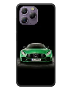Чохол для Blackview A96 з картинкою «Mercedes — неоновий лого»