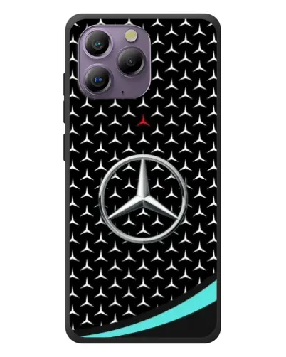 Чохол для Blackview A96 з картинкою «Mercedes — бірюзовий акцент»