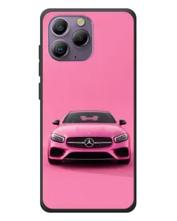 Чехол для Blackview A96 с картинкой «Розовый Mercedes AMG»