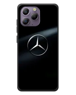 Чехол для Blackview A96 с картинкой «Mercedes на металле»