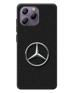 Чехол для Blackview A96 с картинкой «Карбоновый Mercedes стиль»