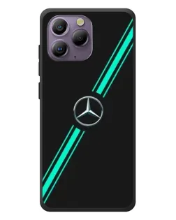 Чехол для Blackview A96 с картинкой «Спортивные линии Mercedes»