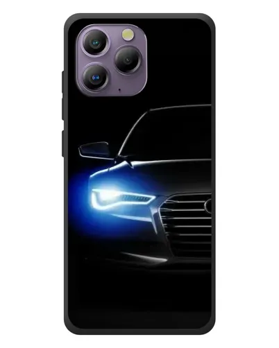 Чохол для Blackview A96 з картинкою «Неоновий погляд Audi»
