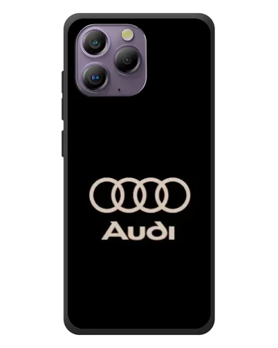 Чохол для Blackview A96 з картинкою «Audi — золотий логотип»
