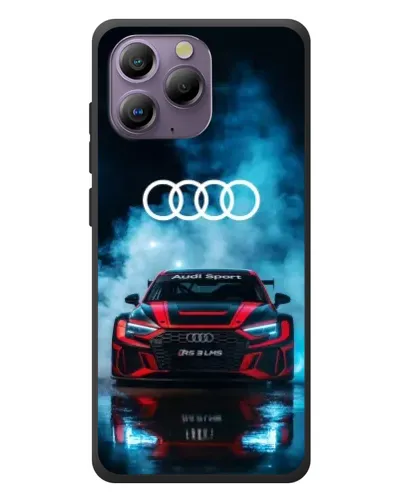 Чохол для Blackview A96 з картинкою «Audi Sport — неон»